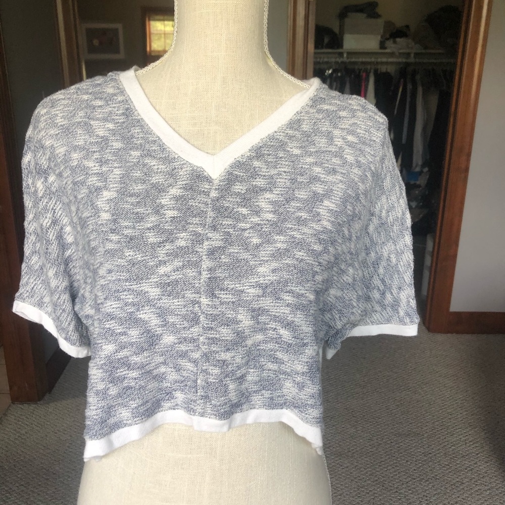 Anthropologie Saturday Sunday Cropped Top